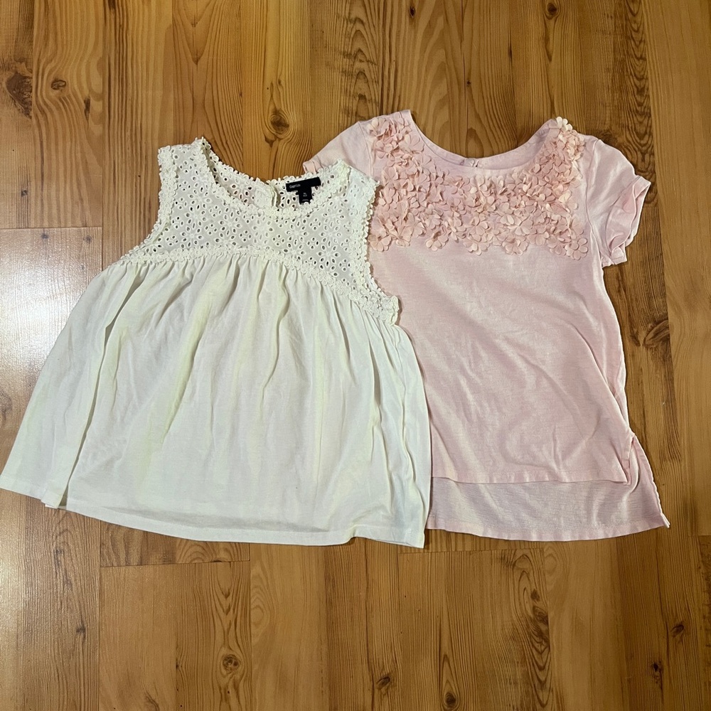 EUC Gap girl's bundle tops/blouse size XL 12 - Picture 2 of 11